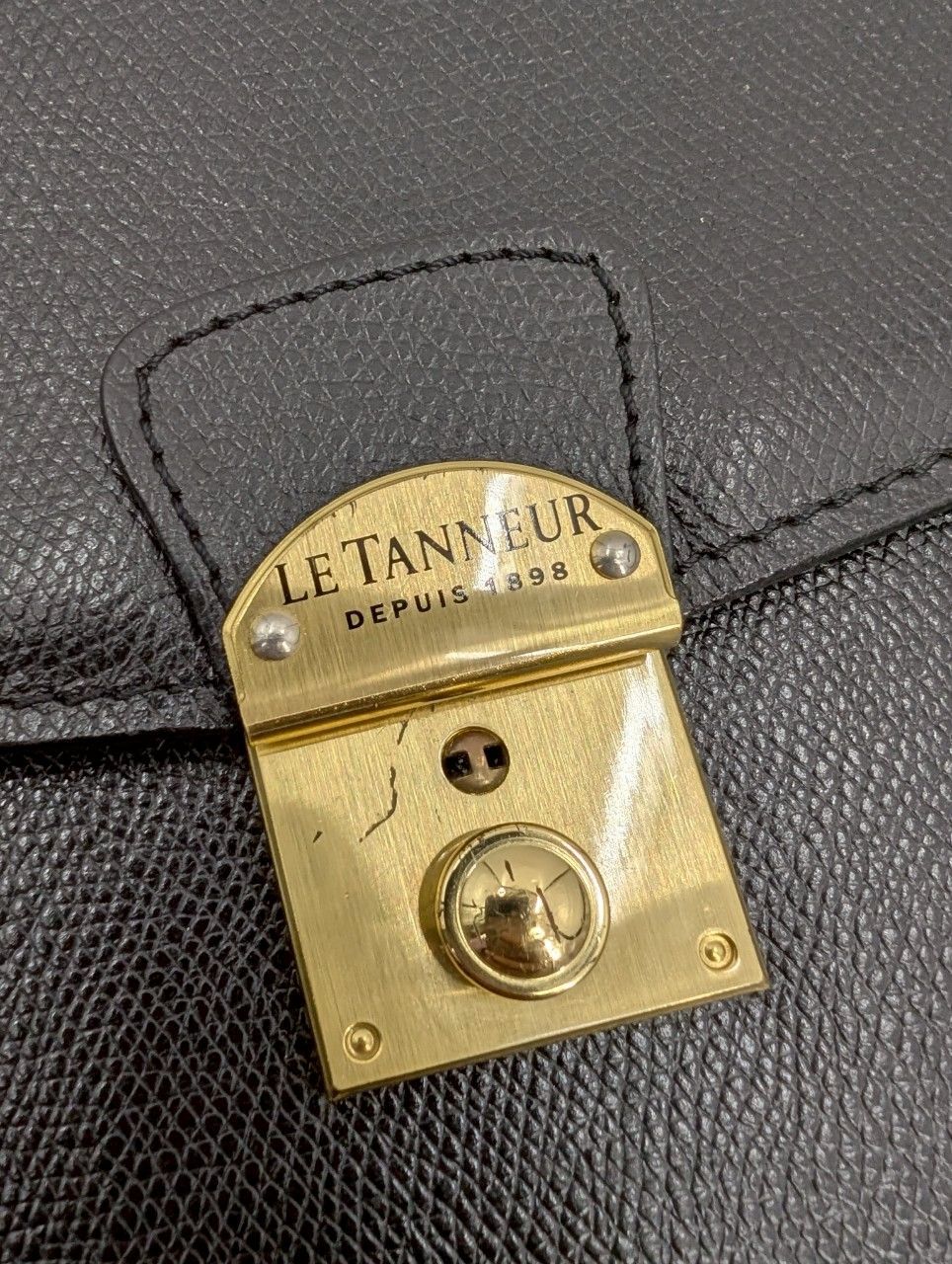Le Tanneur ルタヌア ダレスバッグ ビジネスバッグ　鍵付き 中古・古着通販】LE TANNEUR (ルタヌア) ダレスバッグ ブラウン