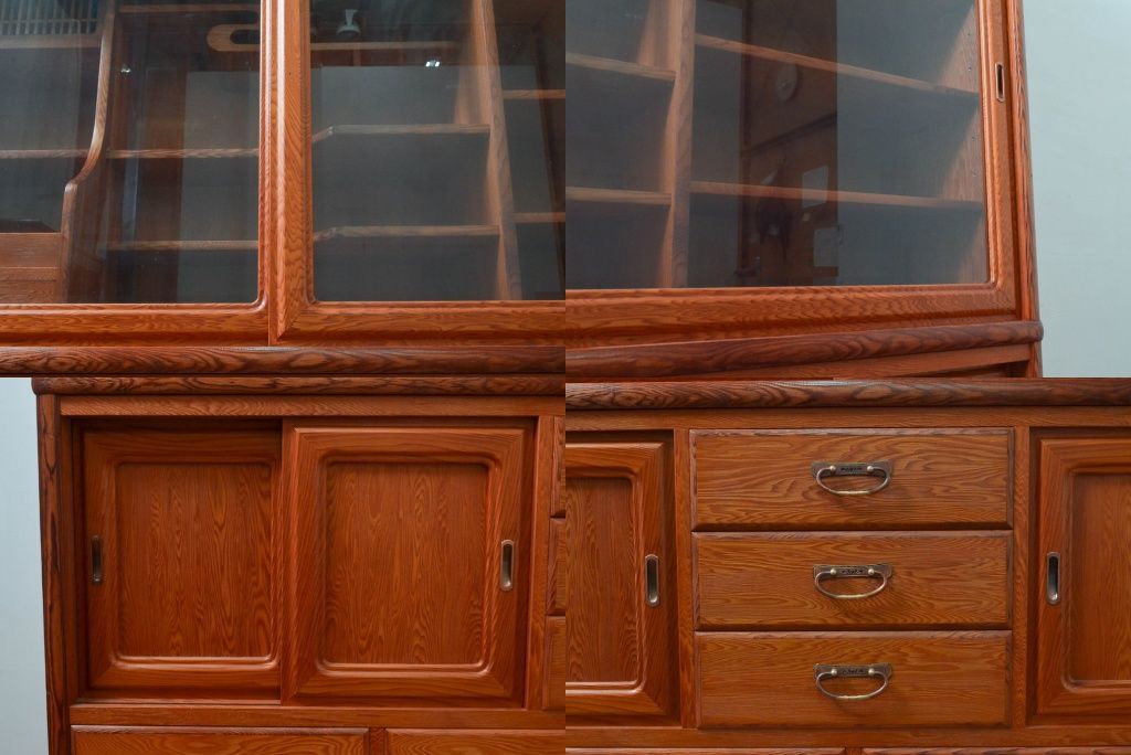 ☆事前問合せ必須☆ 茶箪笥 中古 美品 屋久杉 茶棚 戸棚 収納棚 飾り棚