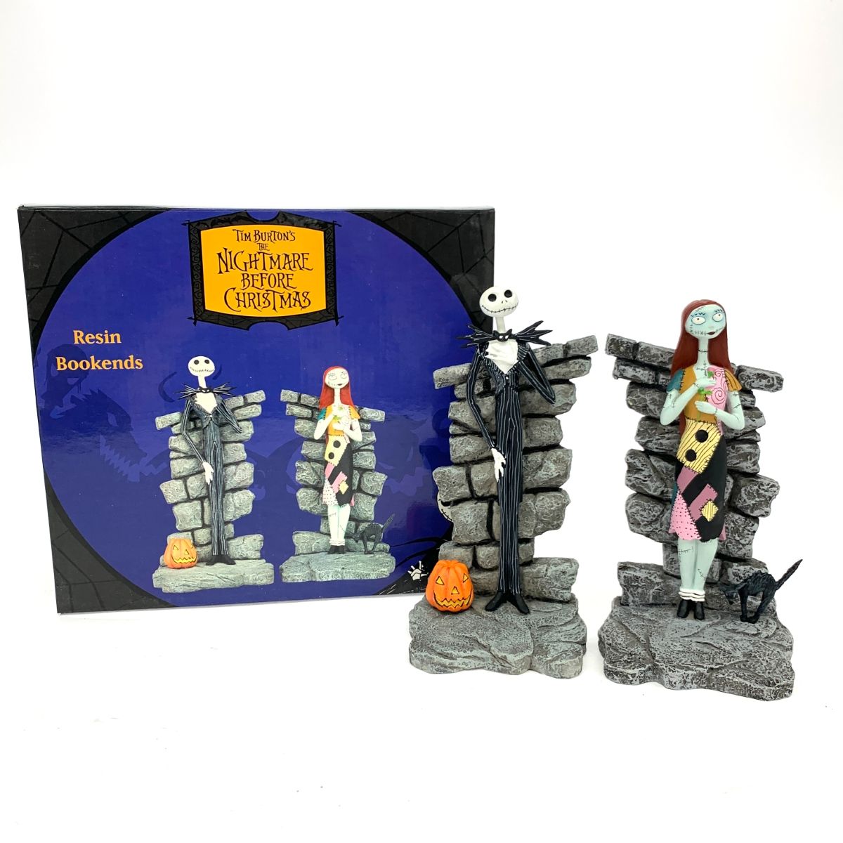 NECA ナイトメア・ビフォア・クリスマス ジャック&サリー ブックエンド
