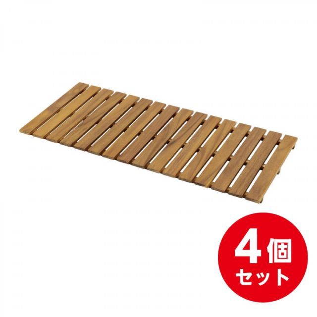 タカショー 園芸ラック パンタグラック 木製スノコ スノコのみ 4枚セット GFH-FSS 天然木 約幅79cm×奥行35cm
