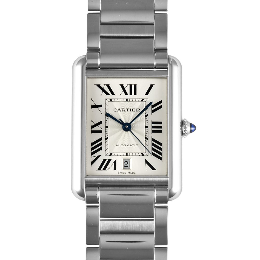 カルティエ Cartier WSTA0053 タンク マスト XL 腕時計 シルバー文字盤 メンズ【中古】