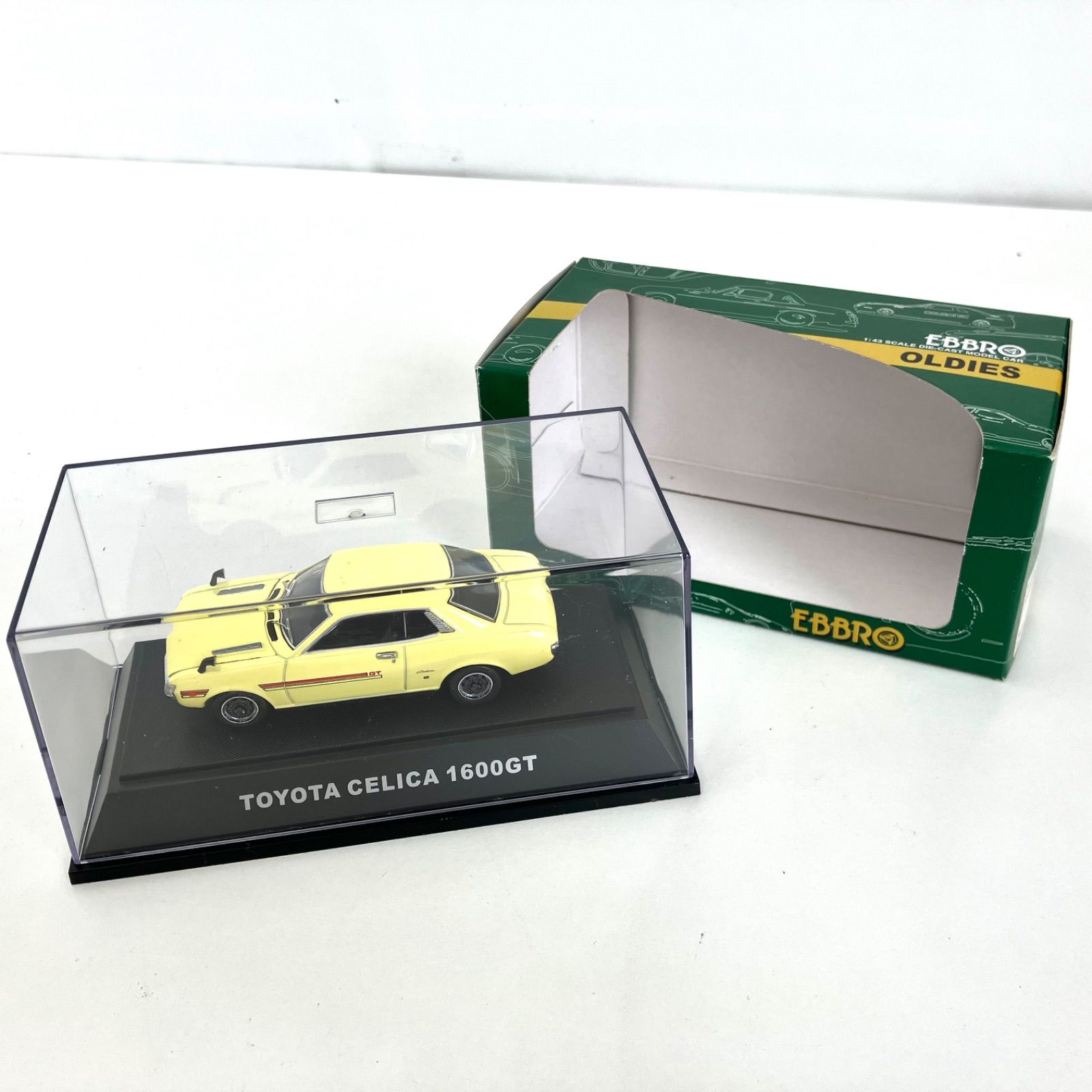 11872】 EBBRO TOYOTA CELICA 1600GT イエロー 1/43 ダイキャスト