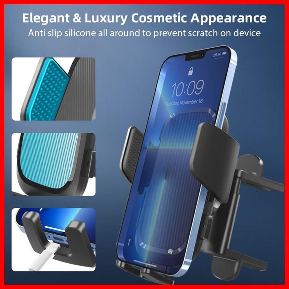 【在庫セール】ベンツ ベンツ ベンツ CLAクラススマホスタンド Aクラススマホホルダー 車載ホルダー アクセサリー Aクラス/CLAクラス/EQA カーマウント 専用の丸型エアコン出口用、強力なマグ