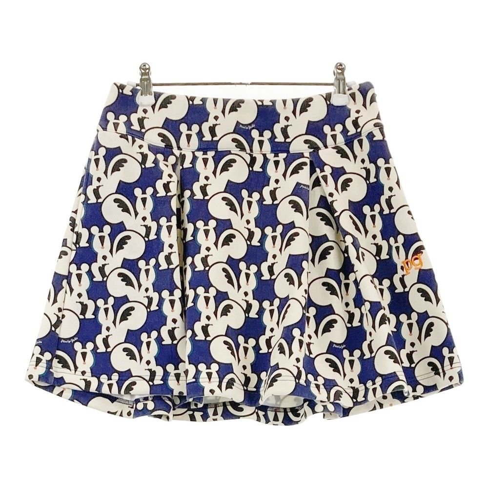 サイズ：0 PEARLY GATES パーリーゲイツ フレアー スカート リス柄