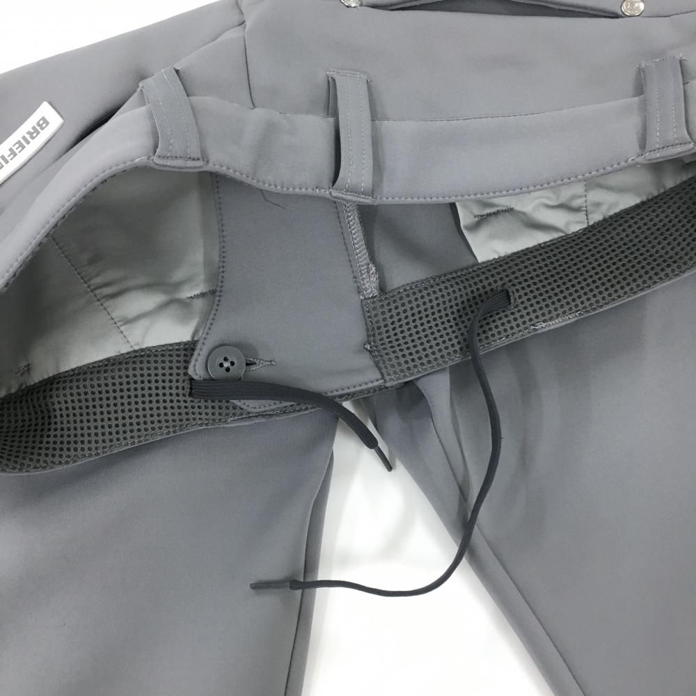 ブリーフィング パンツ グレー 立体ロゴ レディース S ゴルフ