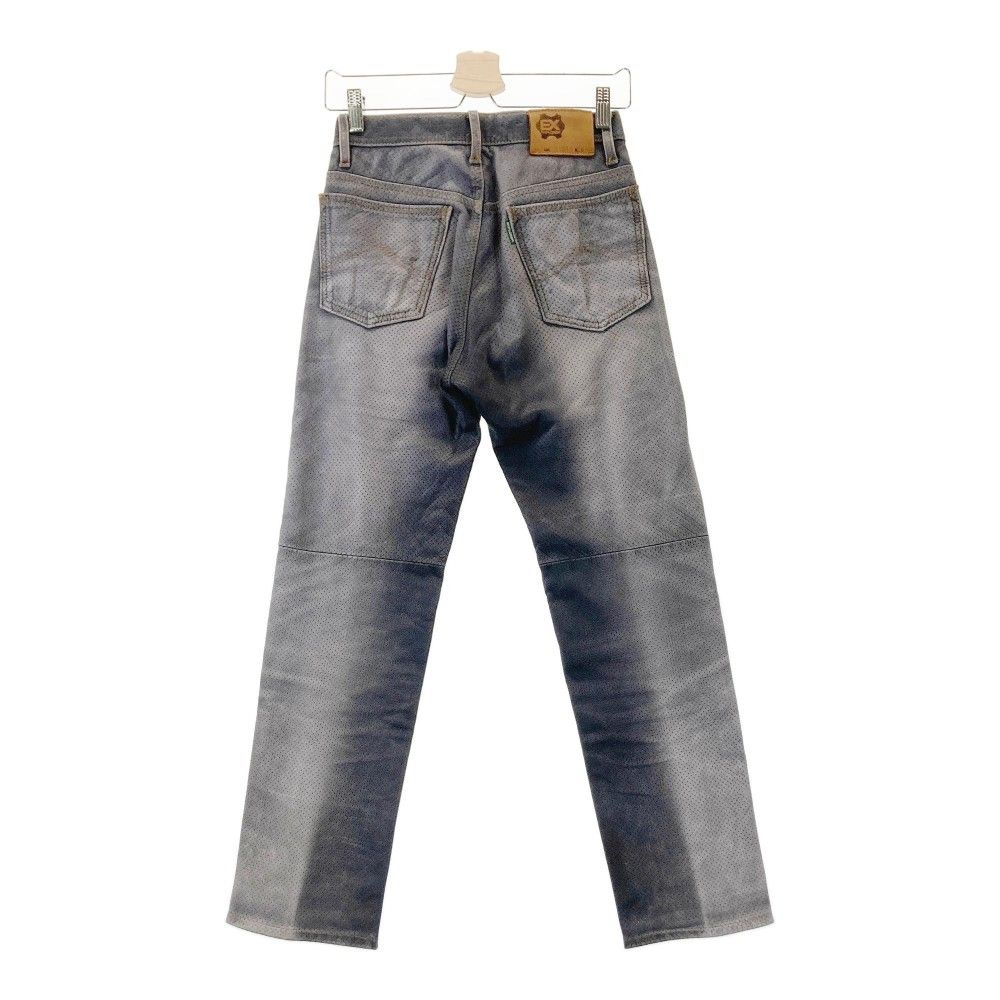 KUSHITANI クシタニ ウォッシャブルレザー パンチング パンツ