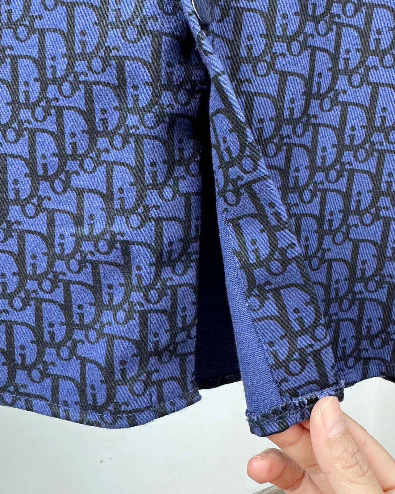 ディオール Dior フルプリントのジャカードデニムジャケット ポケットシャツジャケット WWW_GEBZETESISAT_COM_TR