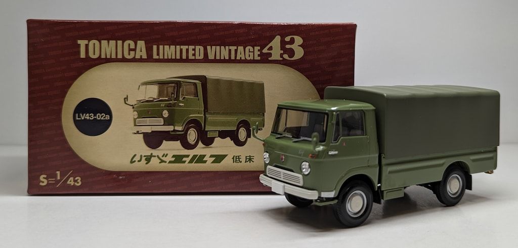 トミーテック TOMICA LIMITED VINTAGE いすゞエルフ 低床 (緑) LV4302a