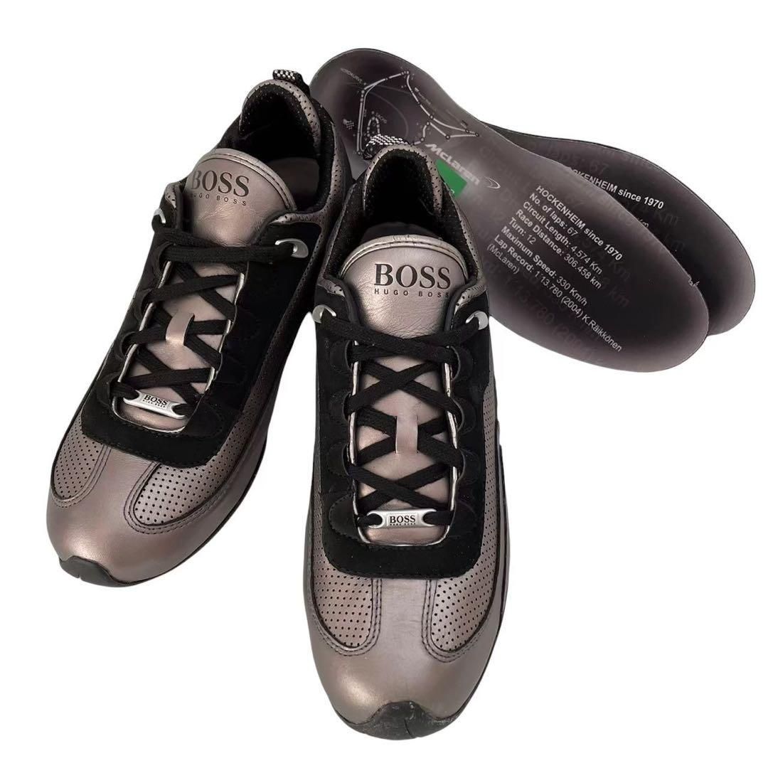 BOSS HUGO BOSS ヒューゴボス スニーカー グレー系50133413 - メルカリ