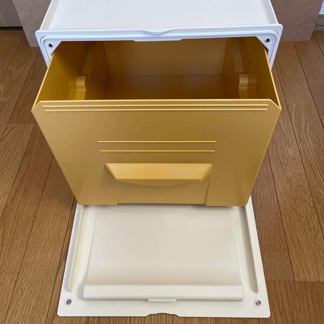 タッパーウェア①スーパーチェスト・ミニ　【ディープ】　　ホワイト Tupperware スーパーチェスト ミニ ディープ 引出し1段 深型