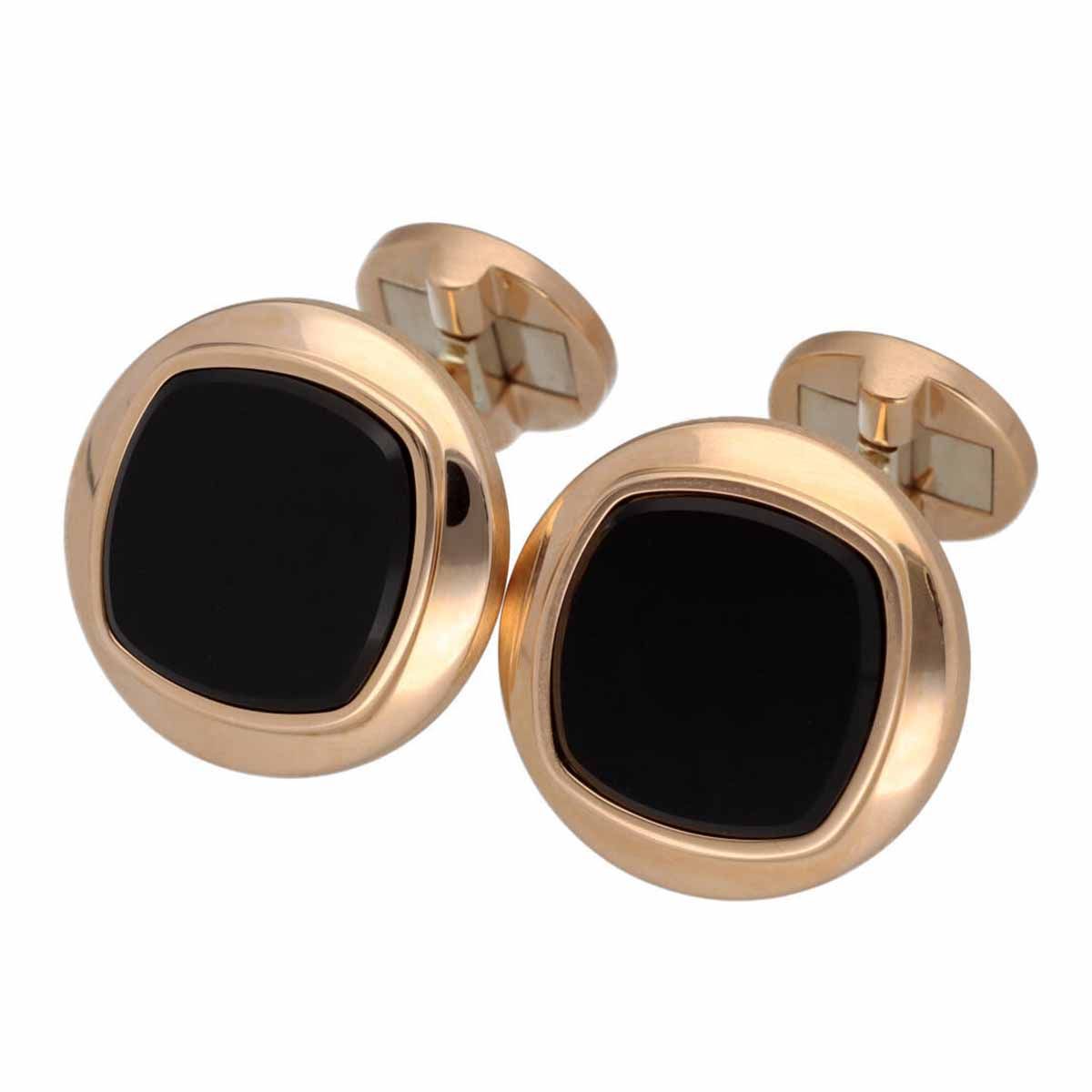 PIAGET ピアジェ オニキス カフス 750 K18 PG ピンクゴールド 24170411