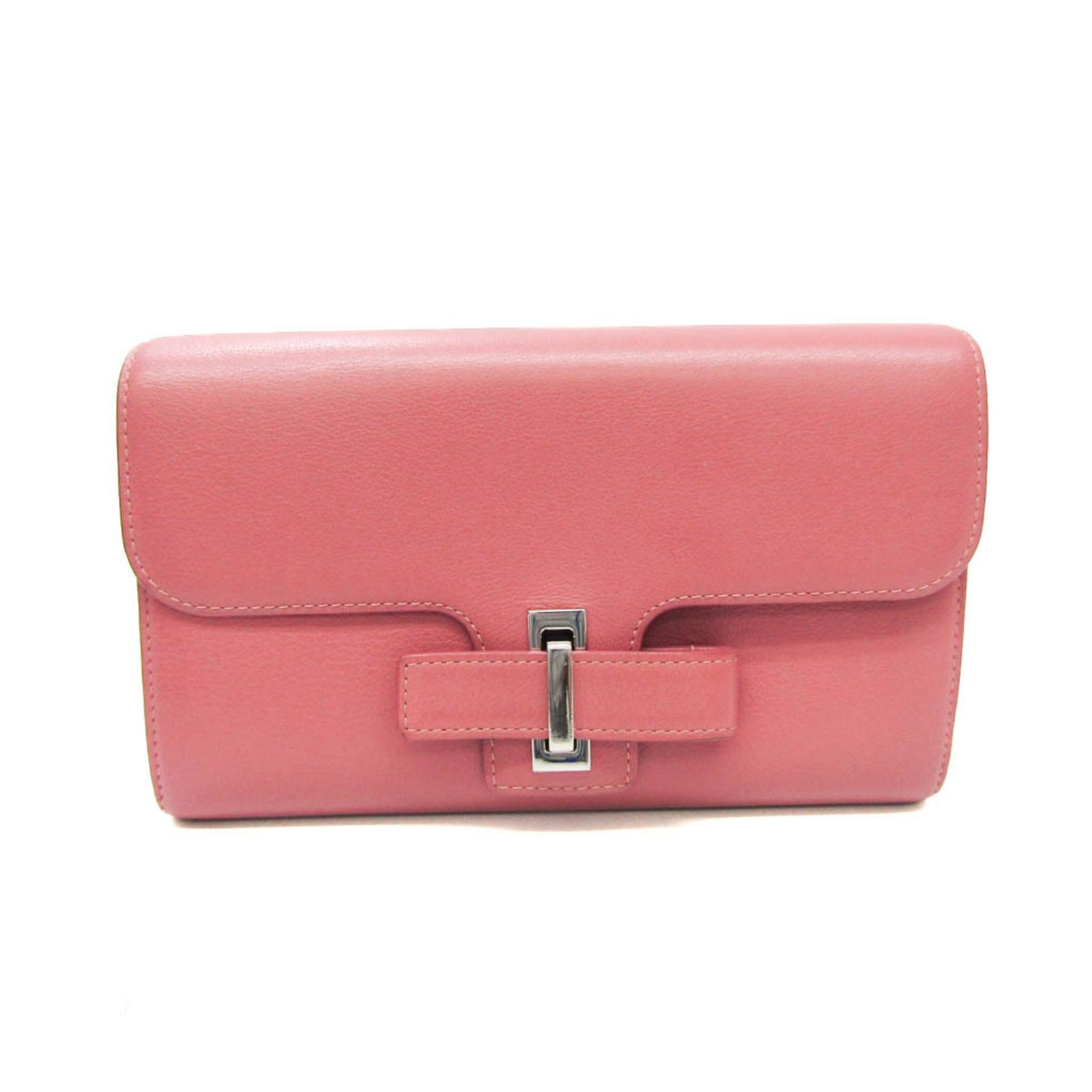 デルヴォー(Delvaux) レディース レザー 長財布（二つ折り） ピンク 