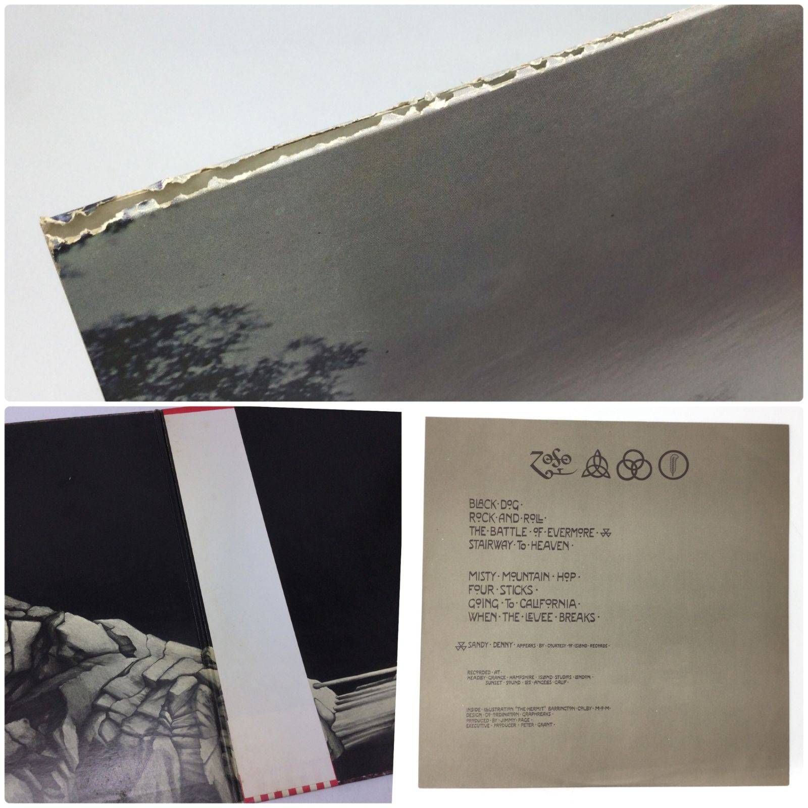 6406 【帯付】Led Zeppelin IV レッド・ツェッペリン 4 LPレコード P