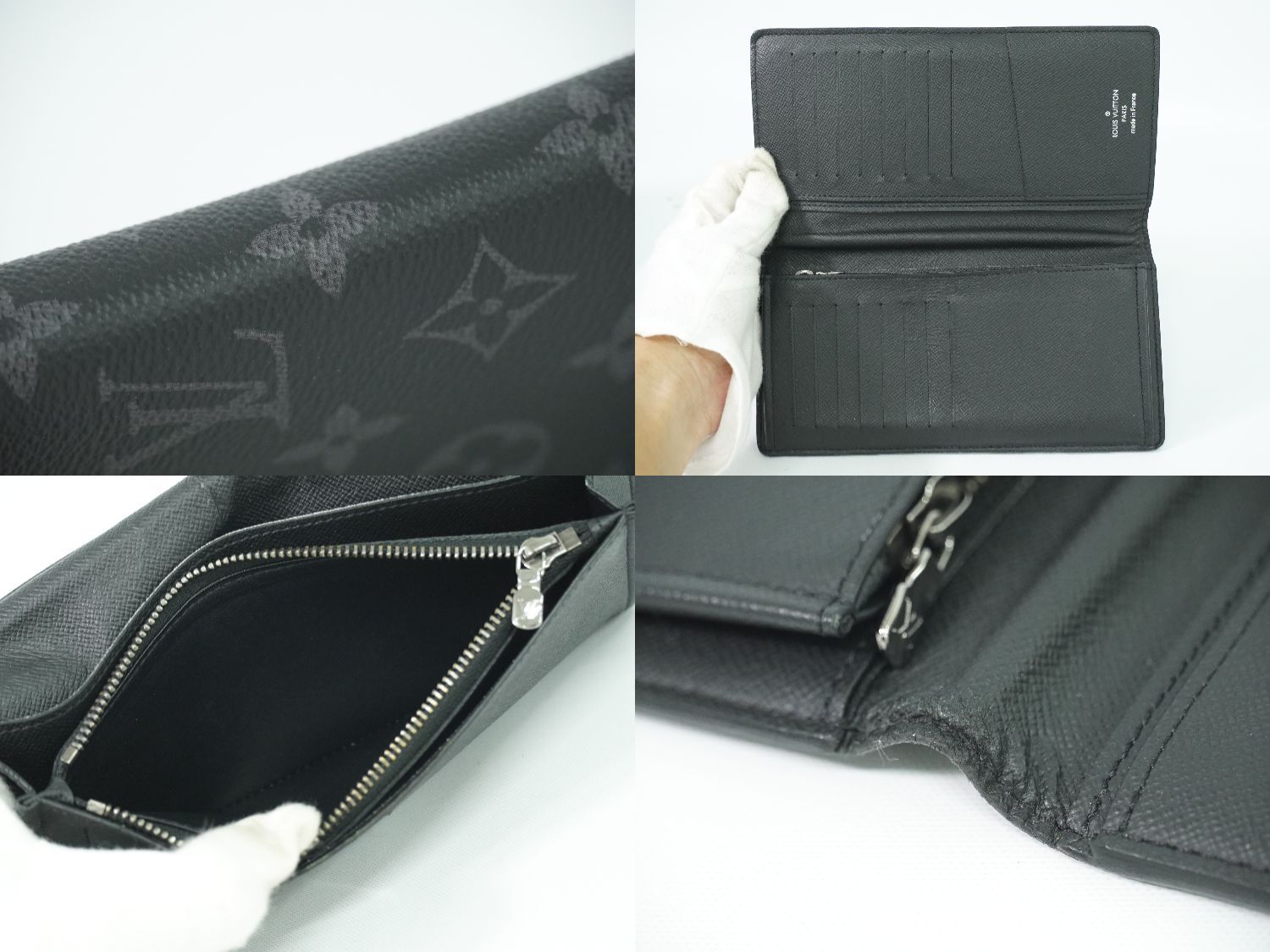 本物 ルイヴィトン LOUIS VUITTON LV ポルトフォイユ ブラザ