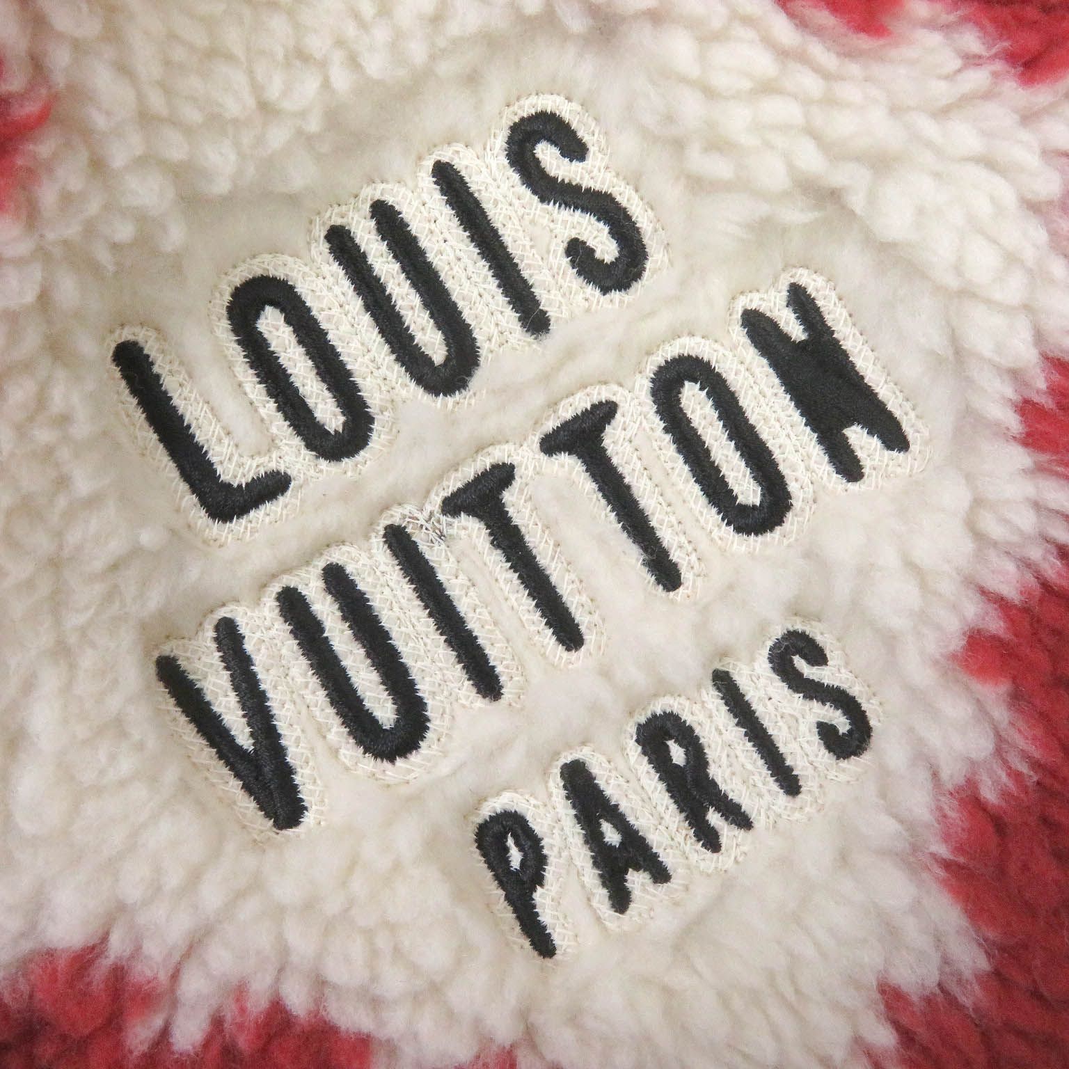 極美品□LOUIS VUITTON ルイヴィトン NIGO 2022年製 1A9GKK ダミエ ロゴワッペン付き ジャガード フリースジャケット  ブルゾン アイボリー レッド XS ハンガー付き イタリア製 正規品 メンズ - メルカリ