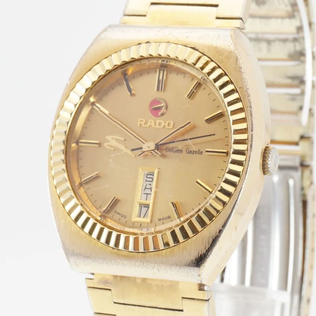 稼動品 ヴィンテージ レア ラドー RADO Golden Gazelle ゴールデン