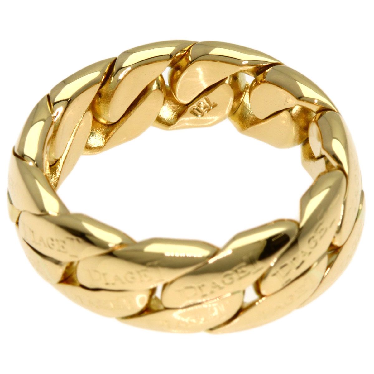 PIAGET ピアジェ ロゴ リング 指輪 K18YG レディース FORTGASGNV_COM_BR