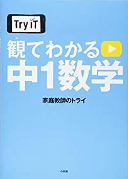 【-非常に良い】 Try IT(トライイット) 観てわかる 中1数学