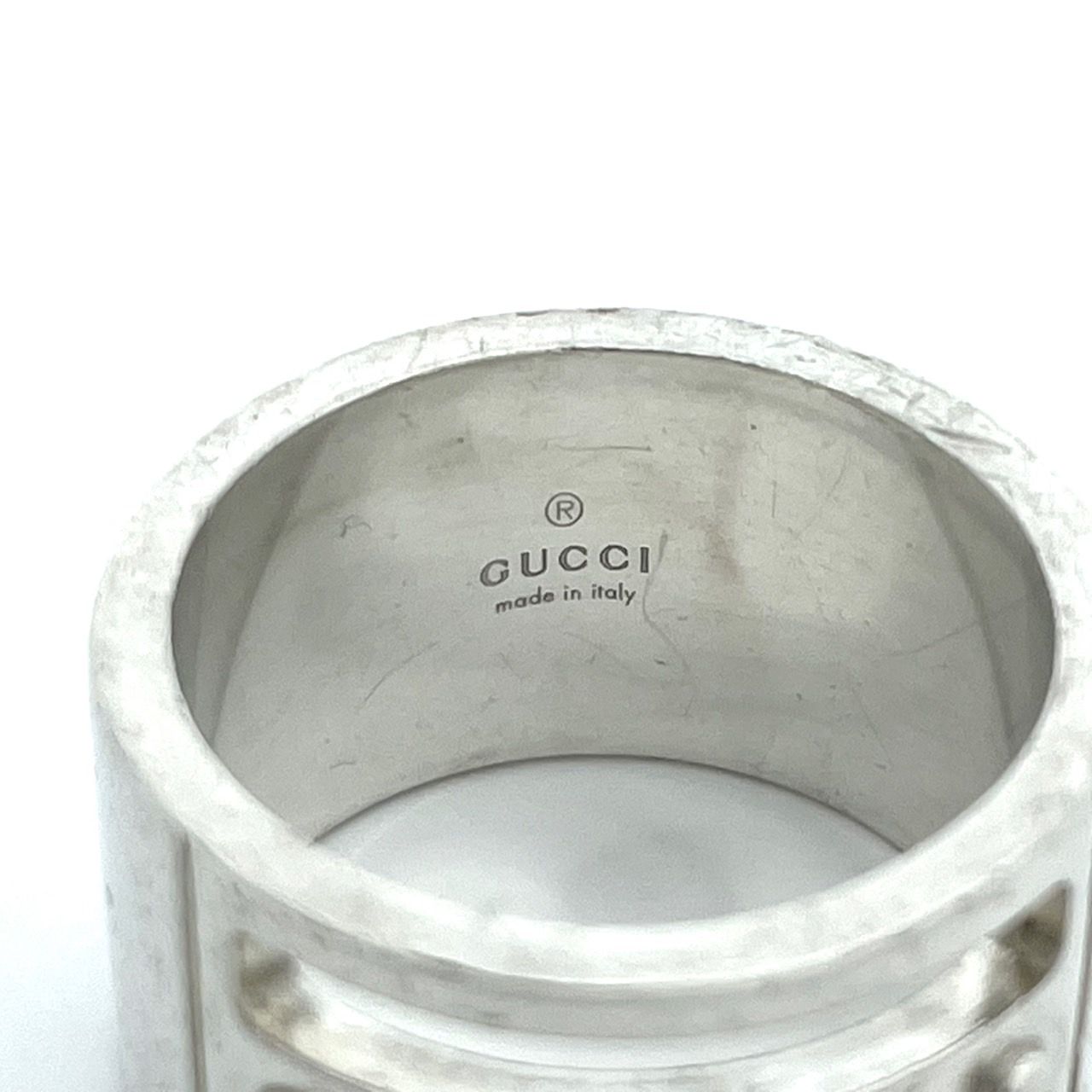 GUCCI グッチ ロゴ ビス ヴィス リング 指輪 13号 シルバー