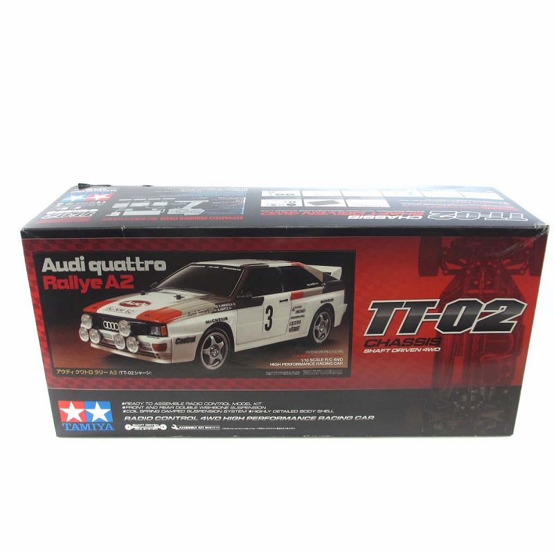 未組立 TAMIYA タミヤ 1/10RC アウディ クワトロ ラリー A2 TT-02シャーシ CHASSIS 4WD レーシングカー ラジコン  □SG - メルカリ