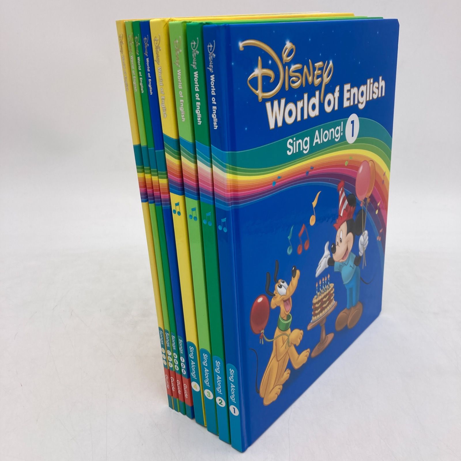 【最新版】2021年購入 シングアロングセット　ブルーレイ　絵本　CD　字幕あり　ディズニー英語システム　DWE　Disney　ワールドファミリー　 中古　307226