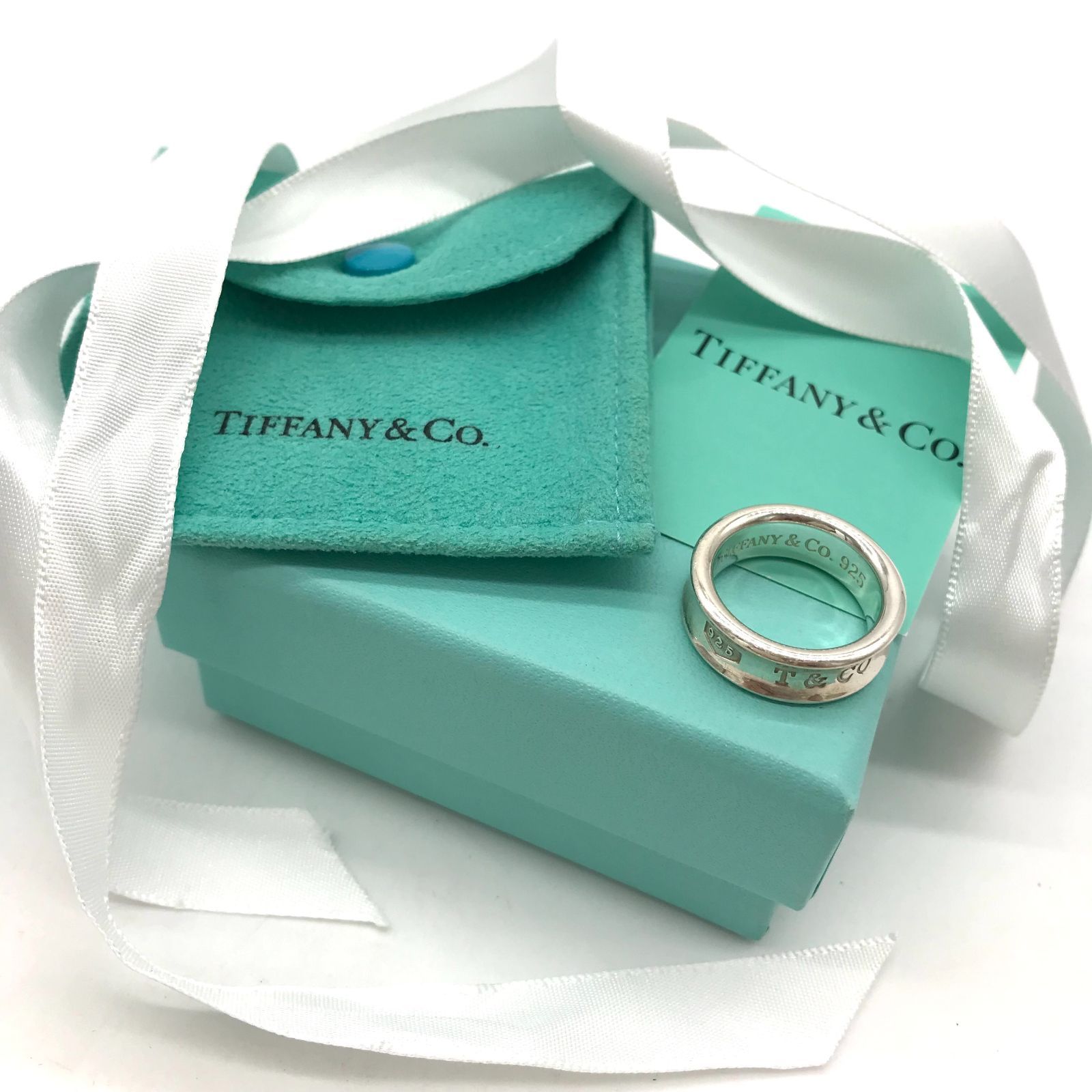 ▽TIFFANY＆Co./ティファニー 1837 ナローリング SV925 シルバー