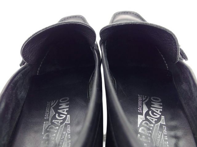 【フェラガモ　メンズ】ブラックレザーシューズ 8E 楽天市場】フェラガモ FERRAGAMO (Salvatore Ferragamo) 内羽根