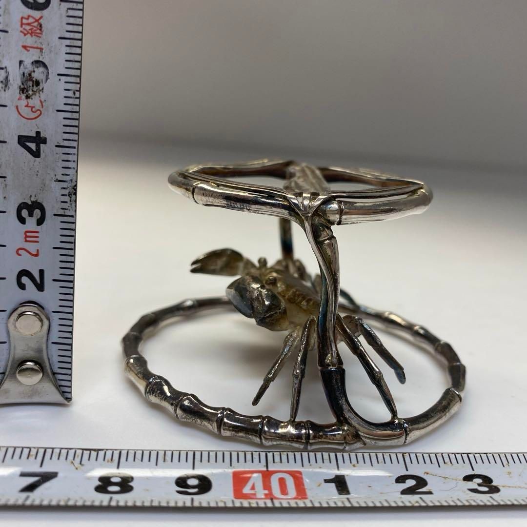 一ノ瀬宗辰 南鐐笹蟹 蓋置 76g トコカト 東さ6-0724① - メルカリ