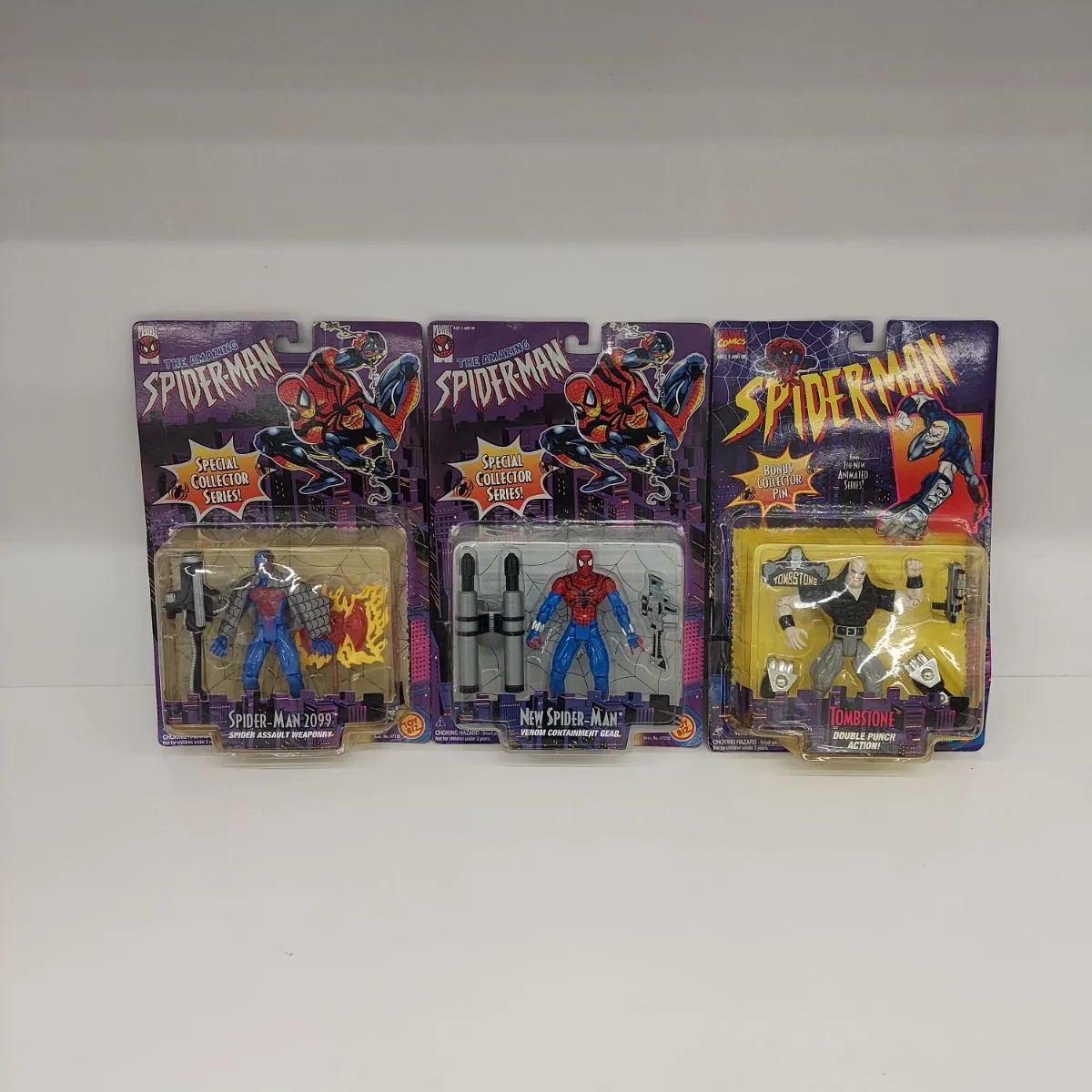 SPIDER-MAN トイビズ レスラー スパイダーマン フィギュア等3点セット SPIDER-MAN トイビズ レスラー スパイダーマン フィギュア等3点