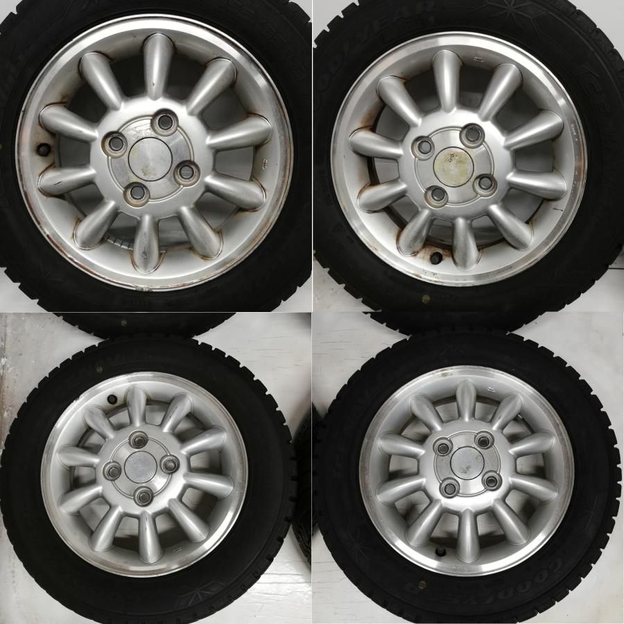 【大量入荷】155/65R13 アルミホイール スタッドレスタイヤ４本 タイヤ・ホイール