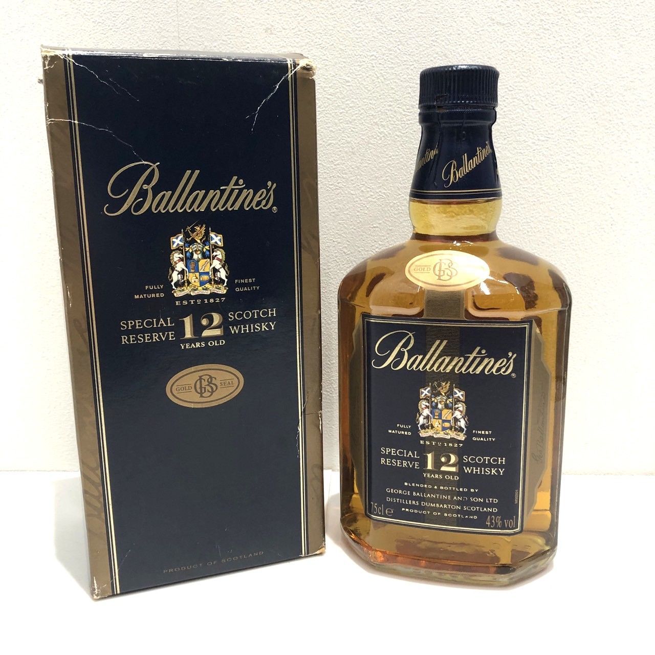 古酒☆バランタイン 17年 ベリーオールド ＊箱付(箱傷有) ※ 750ml