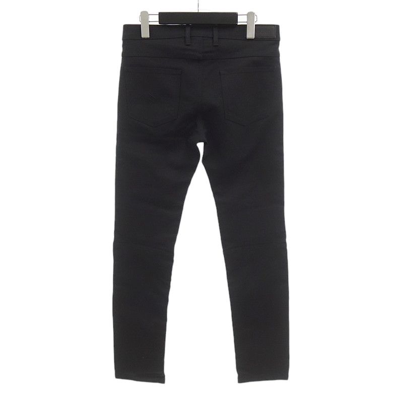 ★極美品 ニールバレット リブストレッチパンツ イタリア製 ブラック 48 ニールバレット/NEIL BARRETT SKINNY FIT REGULAR RISE