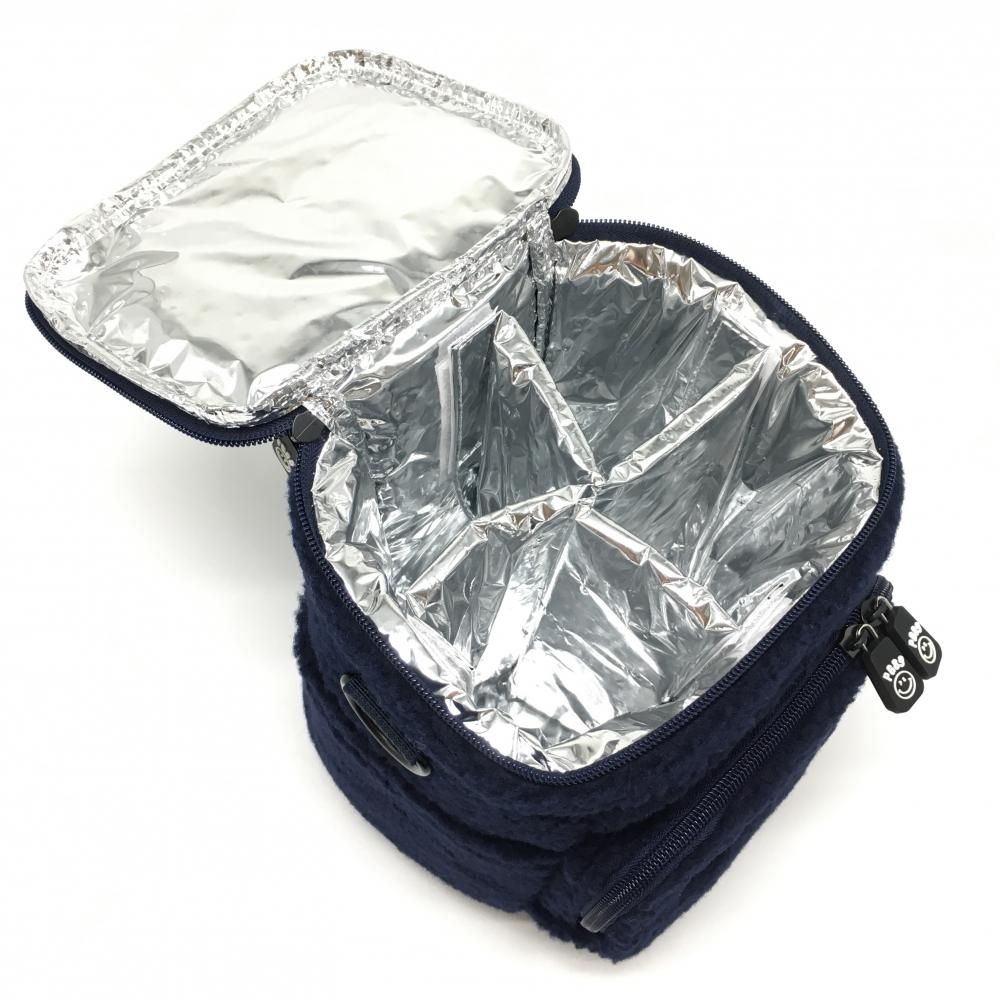 超美品】パーリーゲイツ 2WAY保冷カートバッグ ネイビー ボア