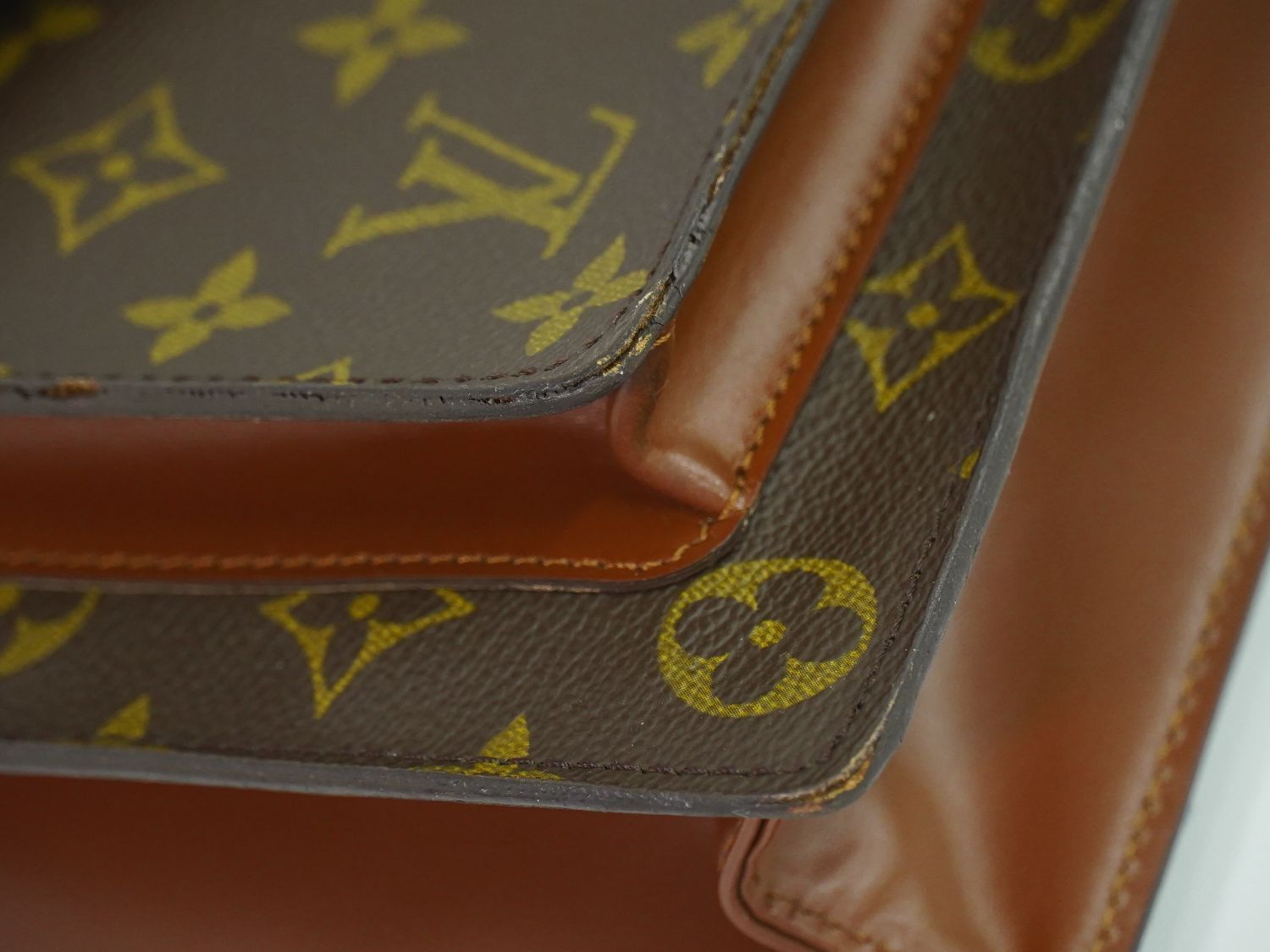 本物 ルイヴィトン LOUIS VUITTON LV モンソー モノグラム 2WAY