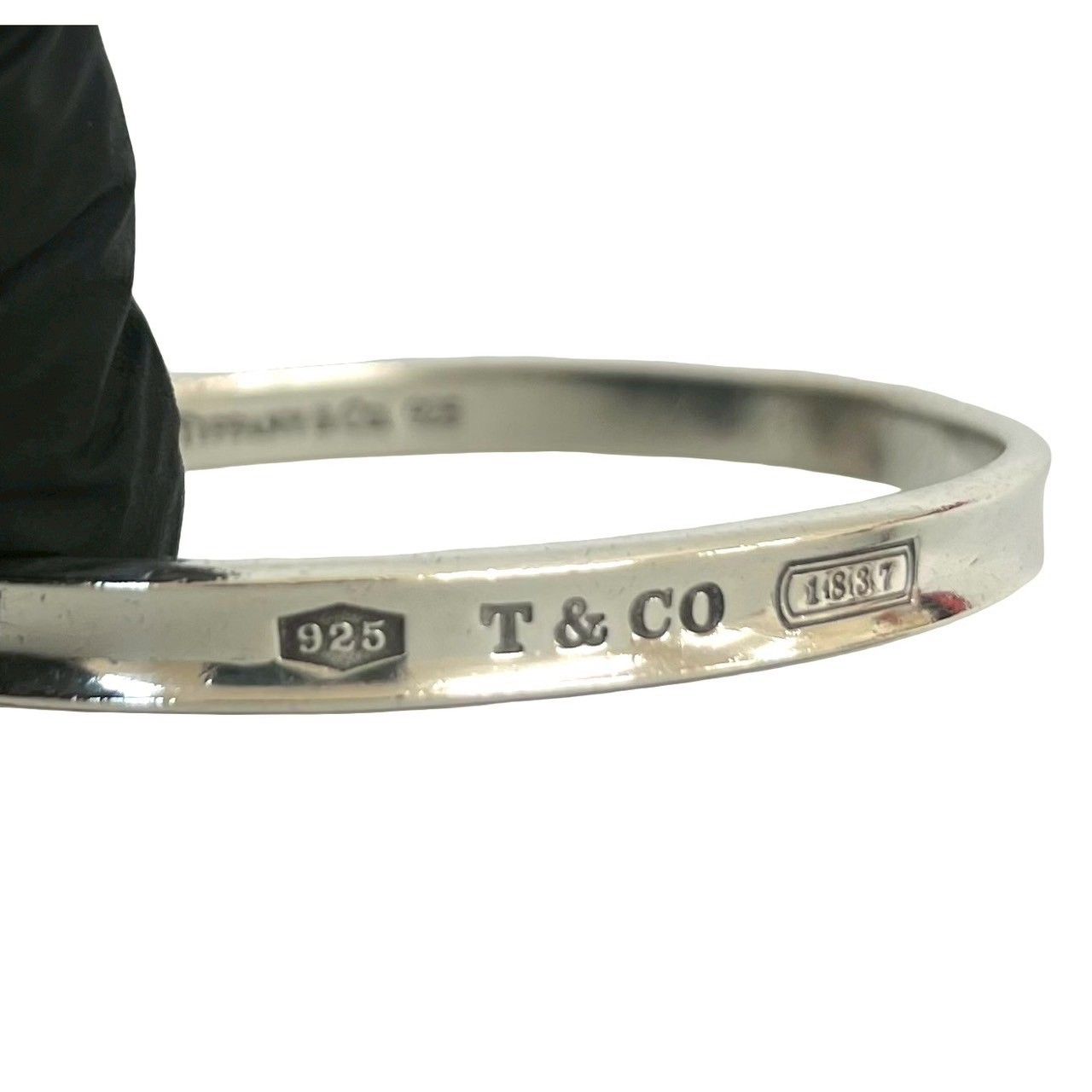 【美品】TIFFANY&Co. ティファニー バングル ブレスレット 925 TIFFANY&Co. ティファニー ブレスレット フック＆アイ バングル