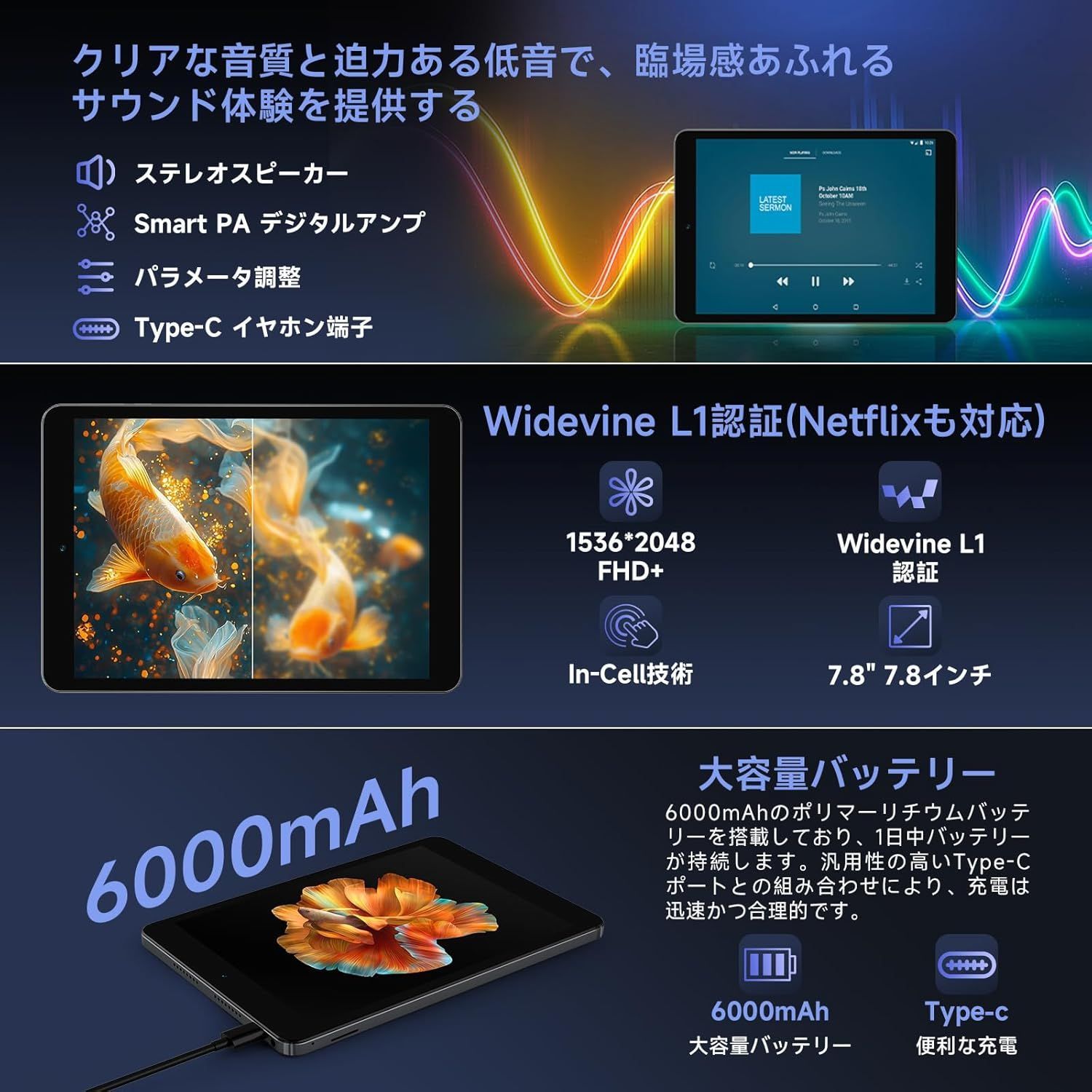美品✨BMAX I8 7.9インチ Android14タブレット 12GB+128GB - メルカリ
