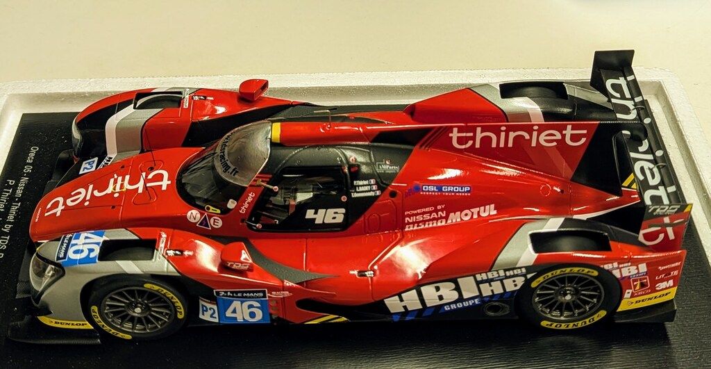 Miniature Spark 1/18 - Oreca 05 Nissan #46 - 24h Du Mans 2015 - Thiriet By TDS