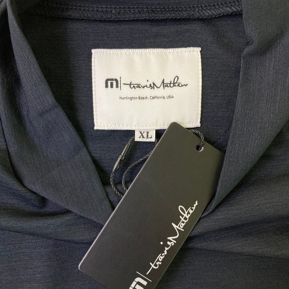 サイズ：XL TRAVIS MATHEW トラビスマシュー 長袖ハイネックTシャツ ネイビー系 [240101460617] ゴルフウェア メンズ ストスト