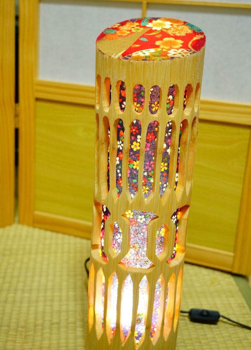 竹灯り・竹あかり・竹灯籠 ～～ 癒しの灯り 華衣ライン花編～～ 竹灯り・