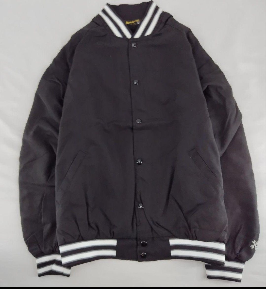 BLUCO WORK GARMENT|ブルコ 1353-3A03 STADIUM JACKET |カラー BLK サイズL. .税込価格.送料無料.