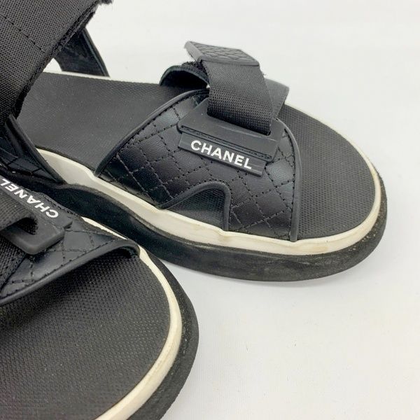 ココマークが可愛い♡【CHANEL】サンダル CHANEL ココマーク スポーツ サンダル スポサン シューズ 厚底 I