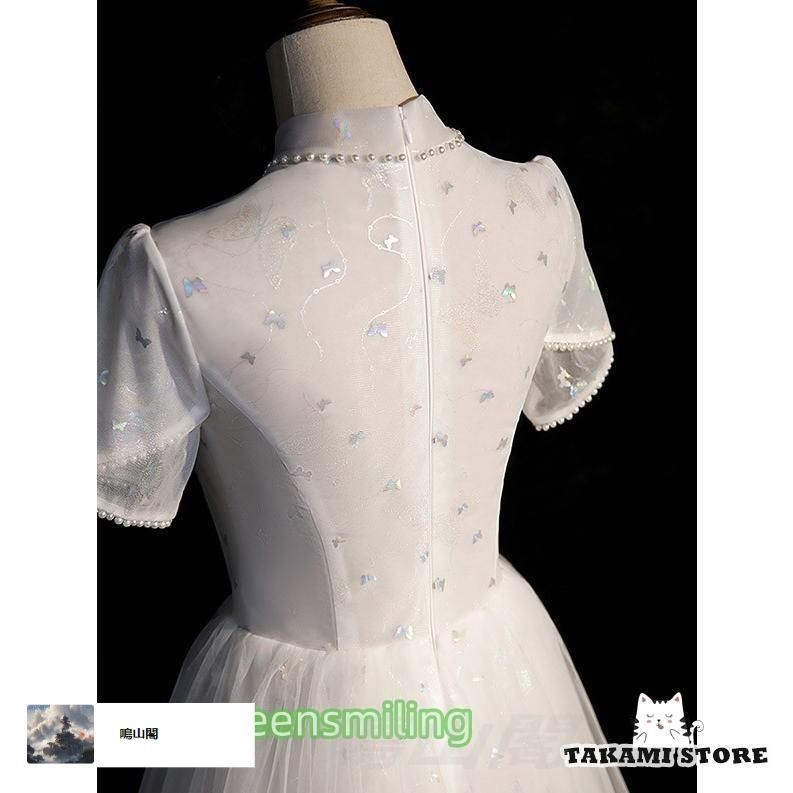 結婚式 イブニングドレス