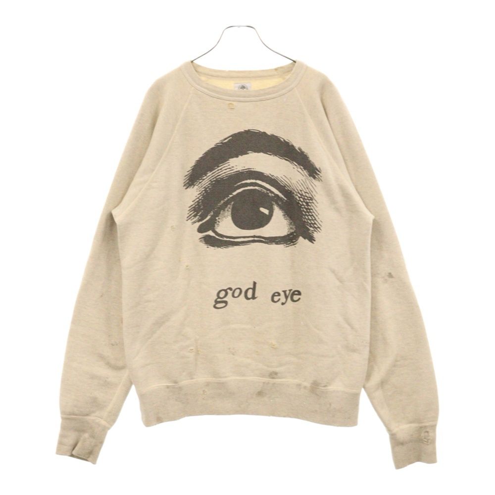 SAINT MICHAEL (セントマイケル) 21SS GOOD EYE RAGLAN SWEAT グッド  