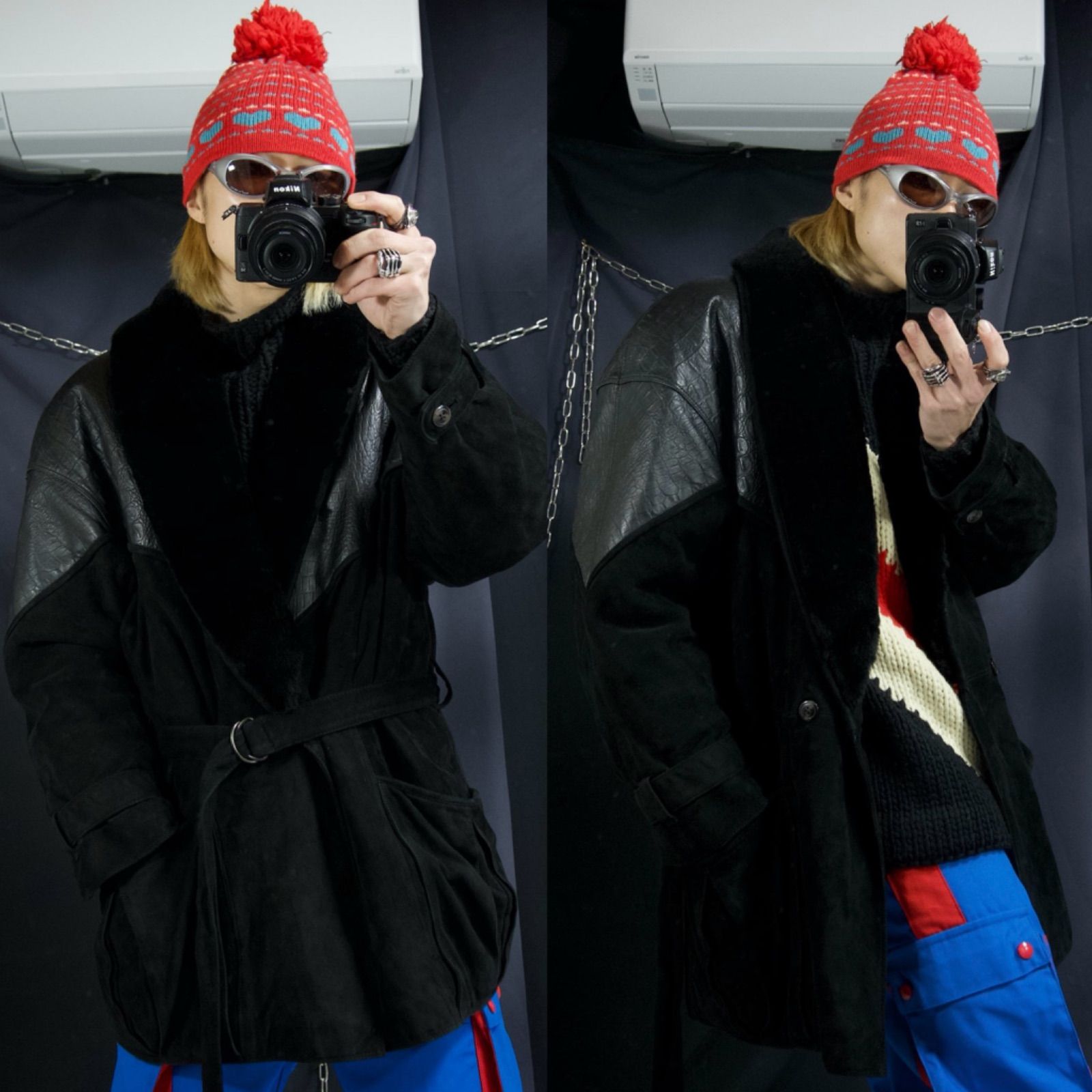 90s 本革 MarcBuchanan PellePelle レザージャケット 90s⁄marcbuchanan 