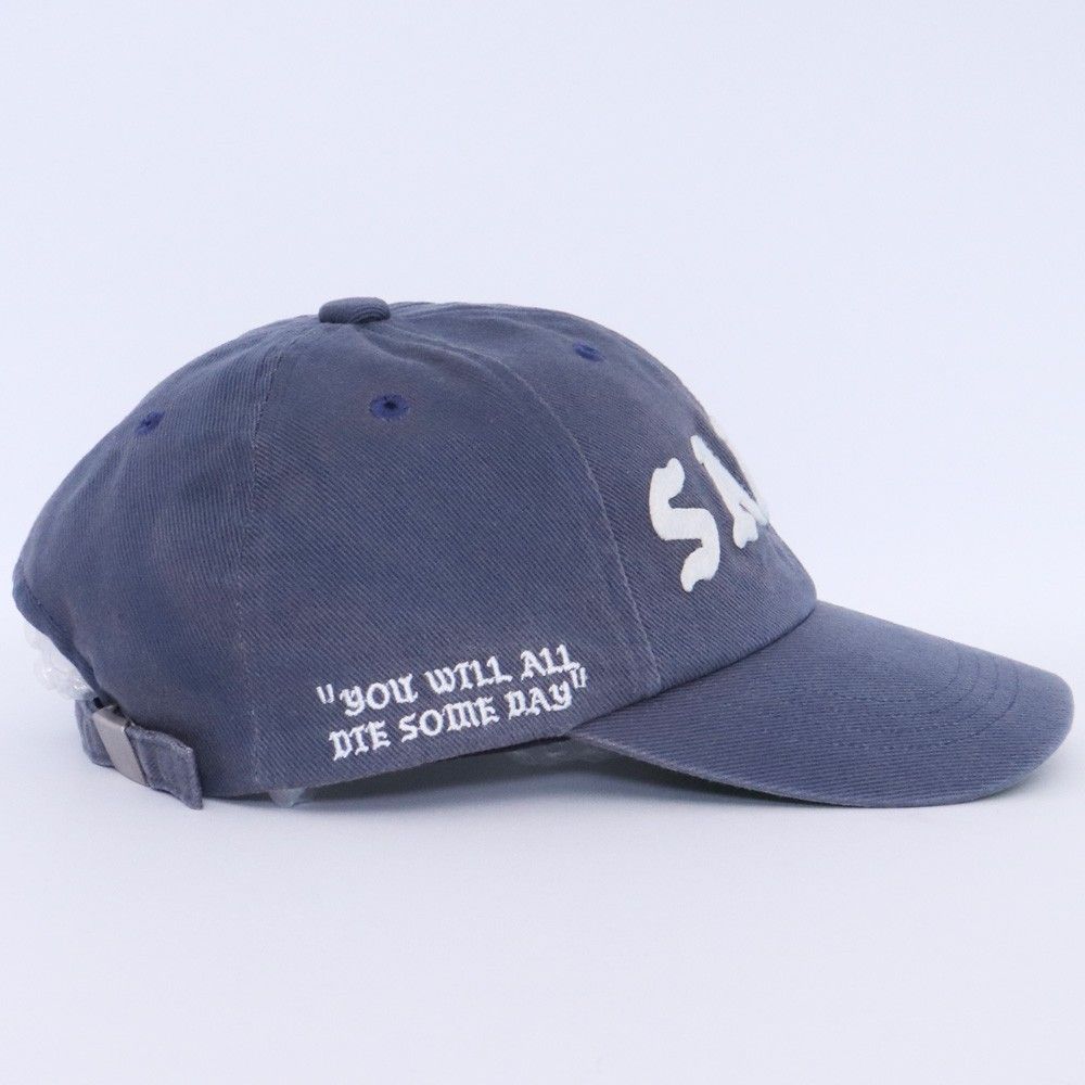 未使用 SAINT MICHAEL 6PANEL CAP LACERATING ネイビー SM-HR8