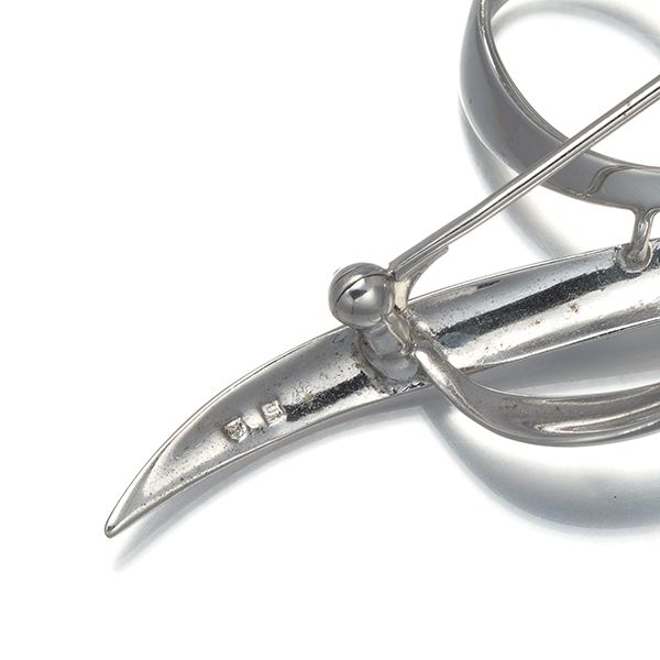 【美品】ミキモト　パール　ブローチ　シルバー　コサージュ MIKIMOTO - 【希少】ミキモト ブローチ コサージュ パール