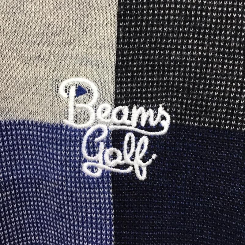 サイズ：S BEAMS GOLF ビームスゴルフ  ハイネック 長袖Tシャツ ボーダー柄 ネイビー系 [240101420683] ゴルフウェア レディース ストスト サイズ：S BEAMS GOLF ビームスゴルフ 2024年モデル 半袖
