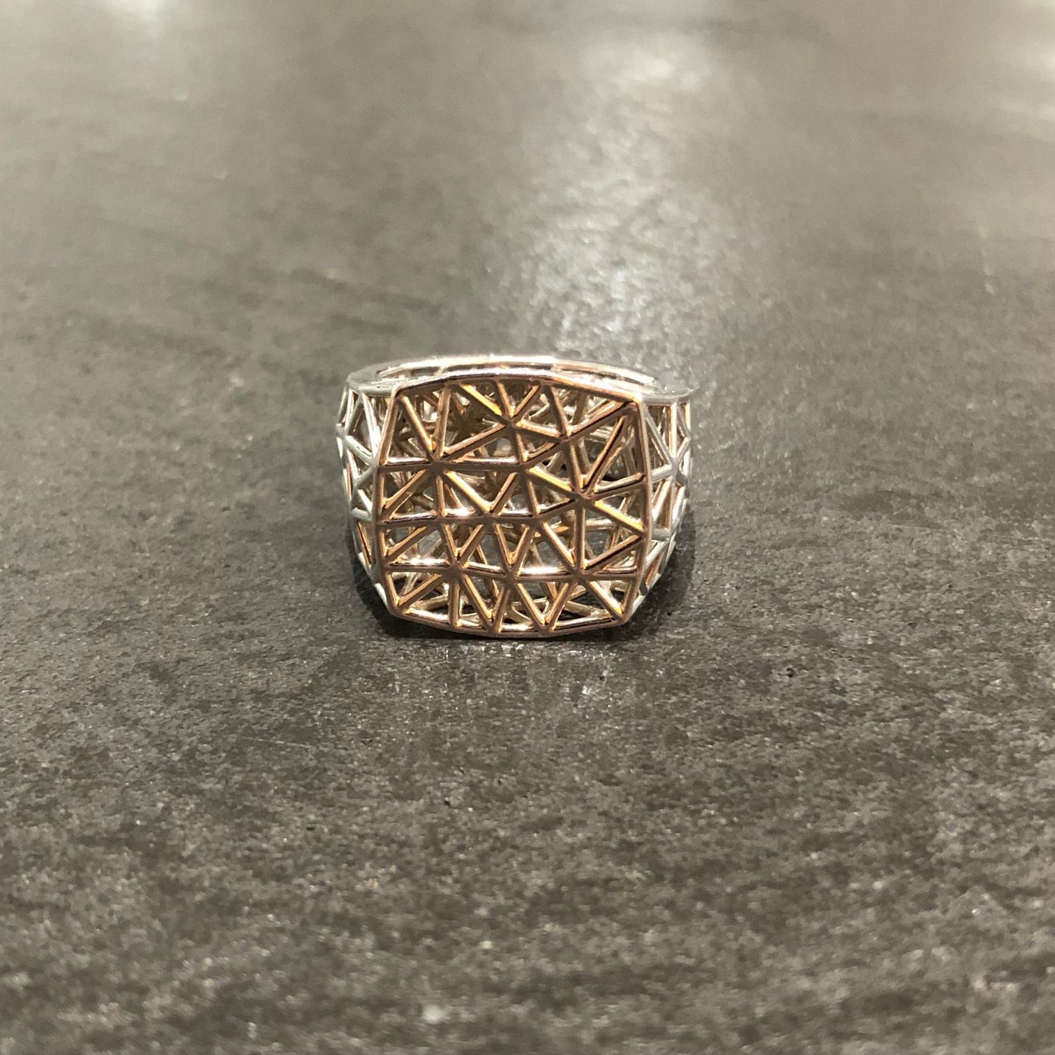 TOM WOOD Mesh Ring メッシュリング 指輪 トムウッド シルバー925 10号 