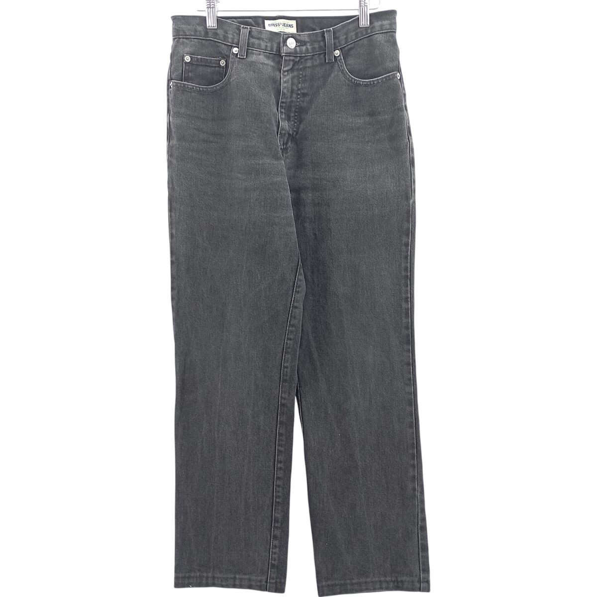 古着 90年代 ゲス Guess JEANS ブラックデニム ストレートデニムパンツ メンズw31相当 ヴィンテージ|eaa418949