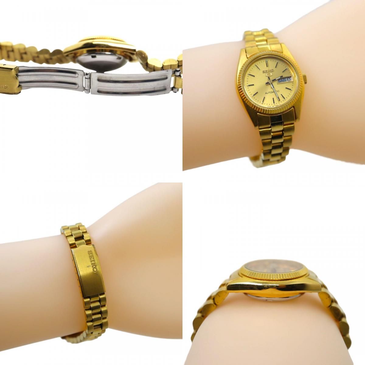 SEIKO セイコー 自動巻き セイコーファイブ 美品 腕時計 ステンレス